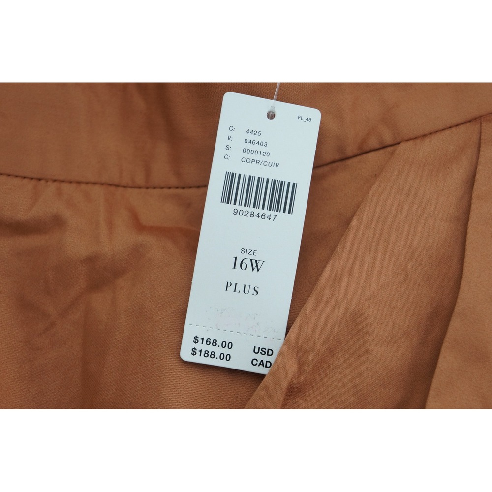 Anthropologie Hutch Skirt 16W Brown Tiered Ruffle Maxi New - Picture 2 of 5